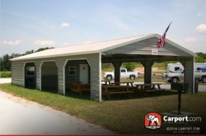 Metal Picnic Shelter