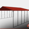 triple wide steel carport shelter 3 car carport