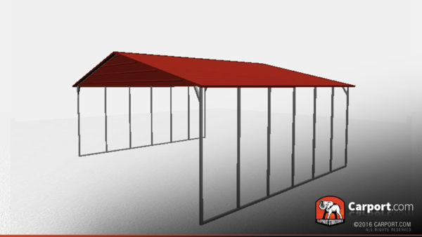 triple wide steel carport shelter 3 car carport