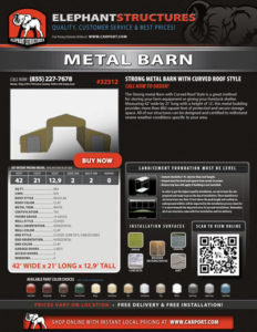 Strong Metal Barn