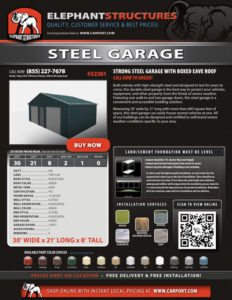 Strong Steel garage