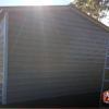 Metal Garage being built